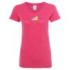 Women’s Glitter V-Neck T-Shirt Thumbnail